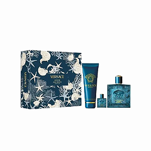 Kit Versace Eros Edp (3 peças) - Masculino