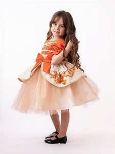 VESTIDO LUXO PRINCESA MOANA