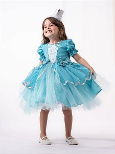 VESTIDO PRINCESA LUXO CINDERELA