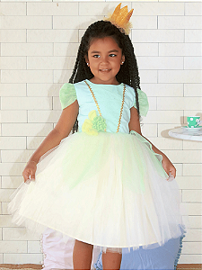 VESTIDO A PRINCESA E O SAPO