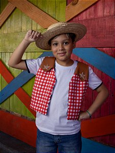 COLETE DUPLA FACE XERIFE