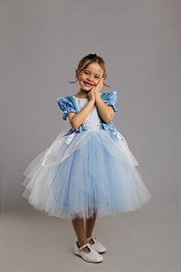 VESTIDO PRINCESA CINDERELA
