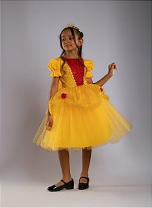 VESTIDO PRINCESA A BELA E A FERA
