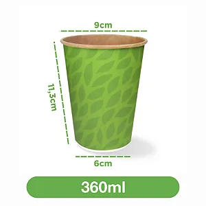 Copo de Papel Green Cup 360ml - 350 unidades