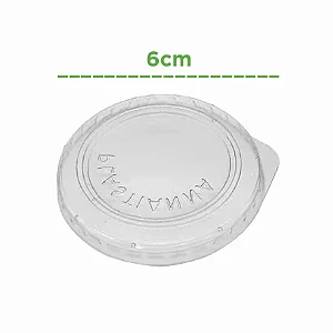 Tampa PET para pote de 60ml - 500 unidades