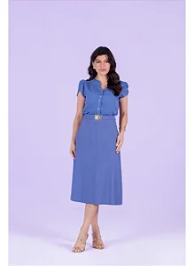 SAIA MIDI EVSÊ COM FIVELA ARREDONDADA HADAZA