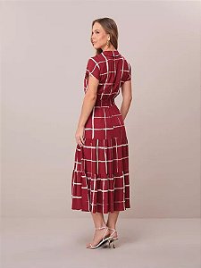 VESTIDO THAIS ESTAMPA XADREZ TATA MARTELLO