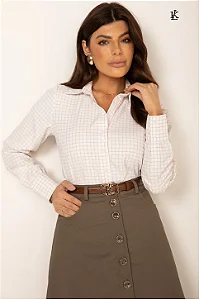 CAMISA CLASSICA AMYELLE XADREZ LEKAZIS 2861