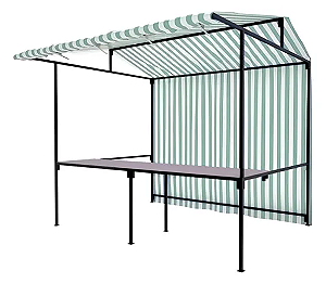 Lona Multiuso Impermeável 3x3 310 Verde e Branca - Neo Prime SK