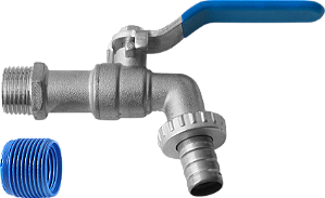 TORNEIRA DE JARDIM C/ ALAVANCA 3/4" X 1/2" BLUKIT