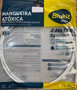MANGUEIRA ATOXICA BRANCA P/ FILTROS DIAMETRO 6,6MM BLUKIT