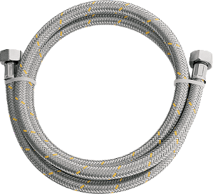 LIGACAO FLEXIVEL INOX P/ GAS (F X F) 1/2" 1,20M BLUKIT