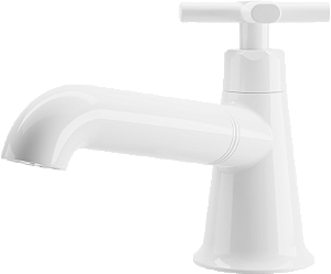 TORNEIRA DE MESA BAIXA P/ LAVATORIO LUME BRANCA BLUKIT