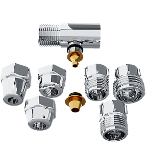 ADAPTADOR P/ FILTRO (M) 1/2 CURTO - 6 EM 1