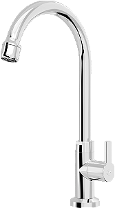 TORNEIRA DE MESA LONGA P/ COZINHA BICA MOVEL CONFORT CROMADA