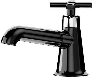 TORNEIRA DE MESA BAIXA P/ LAVATORIO LUME BLACK