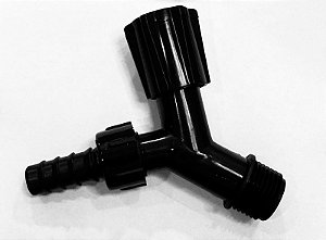 Torneira de Jardim 1/2" Preta - Taivi