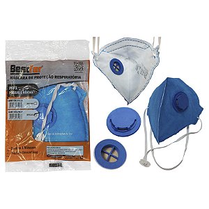 MÁSCARA DE PROTEÇÃO RESPIRATÓRIA C/VÁLVULA