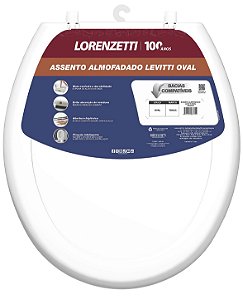 Assento Almofadado Oval Levitti Lorenzetti