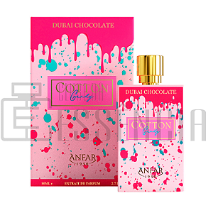 Perfume Anfar Dubai Chocolate Cotton Candy Extrait de Parfum Feminino 80ml