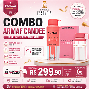 COMBO ARMAF CANDEE – Perfume 100ml + Desodorante 200ml
