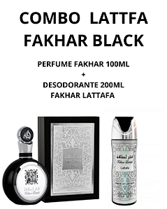 COMBO LATTAFA FAKHAR BLACK – Perfume 100ml + Desodorante 200ml