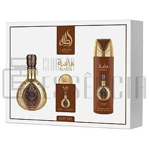 Kit Lattafa Pride Masa Gift Set 3 em 1 Eau de Parfum Unissex 100ml