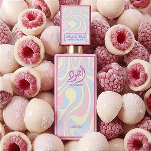 Perfume Lattafa Ajwad Pink to Pink Creamy Elixir Eau de Parfum Unissex 60ml