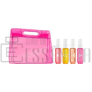Set Sol de Janeiro Cheirosa Body Mist Miniaturas 4x30ml + Bolsa Rosa