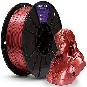 Filamento Para impressão 3D | PLA PREMIUM BRONZE VSILK 1.75mm VOOLT3D