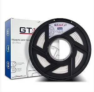 Filamento Para Impressora 3D | ABS PREMIUM Branco 1.75mm GTMAX3D