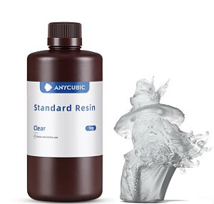 Resina Impressora 3d Original Anycubic STANDARD | TRANSPARENTE