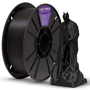Filamento Para impressão 3D | PLA PREMIUM PRETO VELVET 1.75mm VOOLT3D
