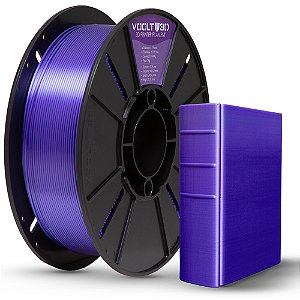 Filamento Para impressão 3D | PLA PREMIUM LILAS VSILK 1.75mm VOOLT3D