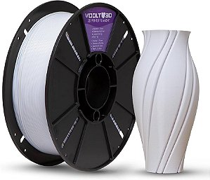 Filamento Para impressão 3D | PLA PREMIUM BRANCO DENTAL 1.75mm VOOLT3D
