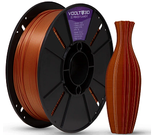 Filamento Para impressão 3D | PLA PREMIUM COBRE METALIZADO  1.75mm VOOLT3D