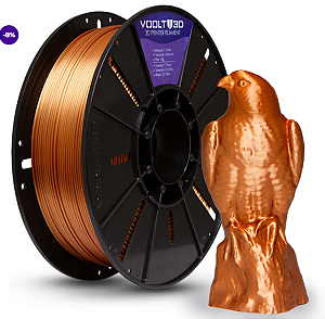 Filamento Para impressão 3D | PLA PREMIUM COBRE VSILK 1.75mm VOOLT3D