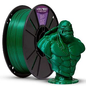 Filamento Para impressão 3D | PLA PREMIUM VERDE MILITAR VSILK 1.75mm VOOLT3D