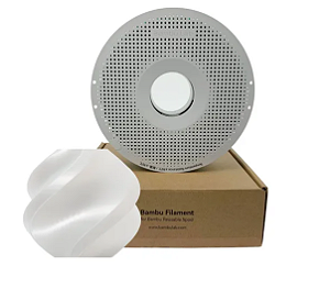 Filamento Para impressão 3D | PLA PREMIUM BRANCO SILK 1.75mm BAMBU LAB