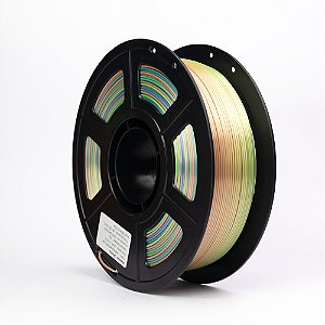 Filamento Para impressão 3D | PLA SILK RAINBOW 1.75mm 3DFILA