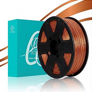 Filamento Para impressão 3D | PLA SILK COBRE VERMELHO 1.75mm 3DFILA