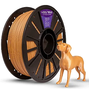 Filamento Para impressão 3D | PLA PREMIUM MARROM CARAMELO 1.75mm VOOLT3D