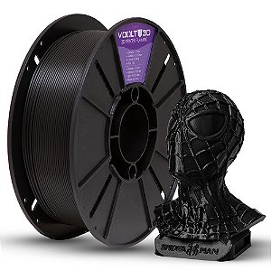 Filamento Para impressão 3D | PLA PREMIUM PRETO  SÓLIDO 1.75mm VOOLT3D