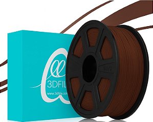 Filamento Para impressão 3D | PLA MARROM CHOCOLATE 1.75mm 3DFILA