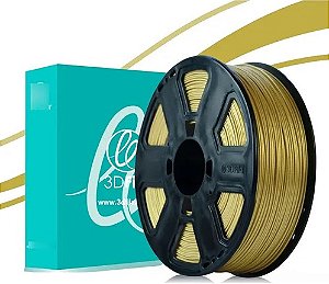 Filamento Para impressão 3D | PLA DOURADO 1.75mm 3DFILA