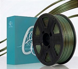 Filamento Para impressão 3D | PLA SILK BRONZE 1.75mm 3DFILA