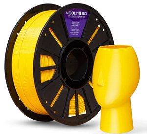 Filamento Para Impressora 3D | PETG Premium HF AMARELO 1.75mm VOOLT3D