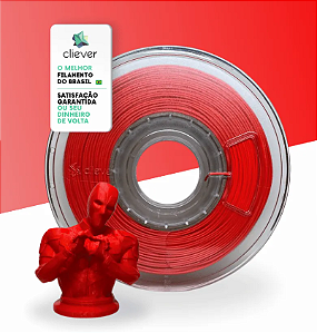 Filamento Para impressão 3D | PLA VERMELHO 1.75mm CLIEVE