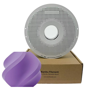 Filamento Para impressão 3D | PLA LILÁS MATTE 1.75mm BAMBU LAB