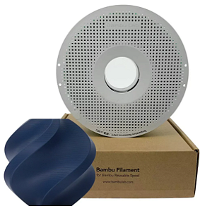 Filamento Para impressão 3D | PLA MATTE AZUL ESCURO 1.75mm BAMBU LAB